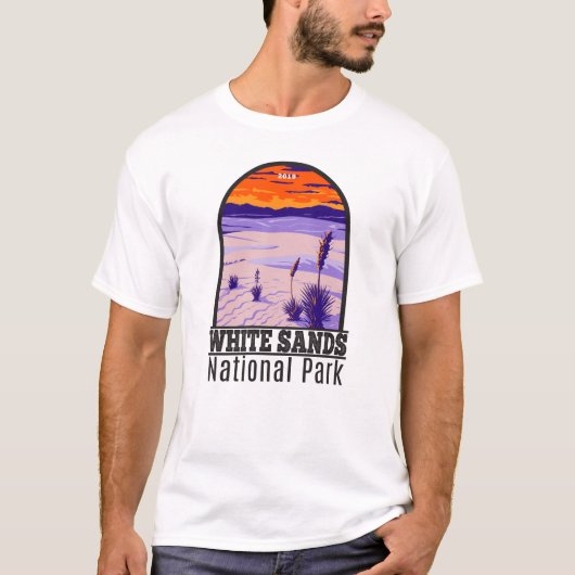 White Sands National Park New Mexico  T-shirt (Voorkant)