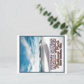 WHITE SANDS NATIONAL PARK - NEW MEXICO USA BRIEFKAART (Staand voorkant)