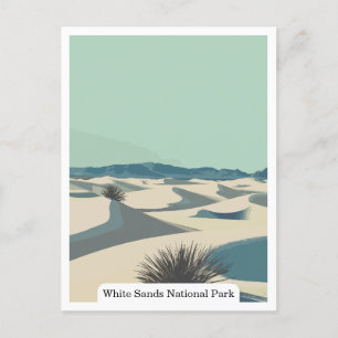 White Sands National Park, New Mexico USA Briefkaart