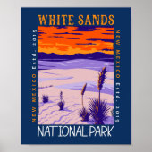White Sands National Park  Poster (Voorkant)