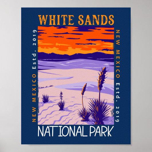 White Sands National Park  Poster (Voorkant)