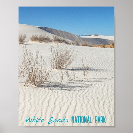 White Sands National Park Poster (Voorkant)