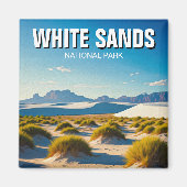 White Sands National Park Reizen Magneet (Voorkant)