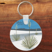 White Sands National Park Sand Dunes New Mexico Sleutelhanger (Voorkant)