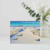 White Sands National Park Souvenir Briefkaart (Staand voorkant)