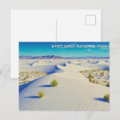 White Sands National Park Souvenir Briefkaart (Voorkant / Achterkant)