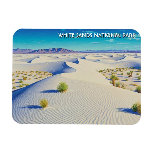 White Sands National Park Souvenir Magneet (Horizontaal)