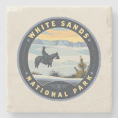 White Sands National Park Stenen Onderzetter (Voorkant)