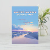 White Sands National Park Sunset Dunes New Mexico (Staand voorkant)