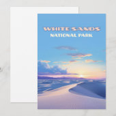 White Sands National Park Sunset Dunes New Mexico (Voorkant / Achterkant)