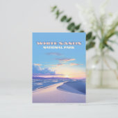 White Sands National Park Sunset Dunes New Mexico Briefkaart