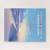 White Sands National Park Sunset Dunes New Mexico Legpuzzel (Horizontaal)