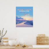 White Sands National Park Sunset Dunes New Mexico Poster (Keuken)
