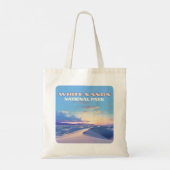 White Sands National Park Sunset Dunes New Mexico Tote Bag (Achterkant)
