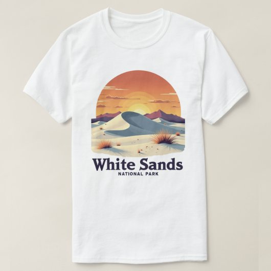 White Sands National Park T-shirt (Design voorkant)