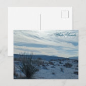 White Sands New Mexico Desert Southwest Sand Dunes Briefkaart (Voorkant / Achterkant)