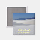 White Sands New Mexico Magneet (Voorkant / Achterkant)