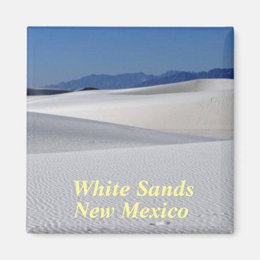 White Sands New Mexico Magneet (Voorkant)