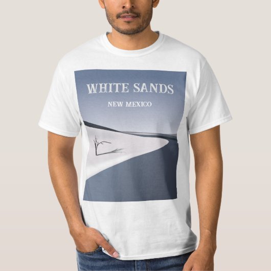 White Sands New Mexico T-shirt (Voorkant)