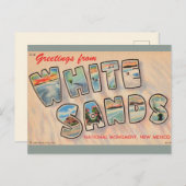  White Sands NM Briefkaart (Voorkant / Achterkant)