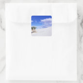 White Sands NM, New Mexico, Verenigde Staten Vierkante Sticker (Tas)