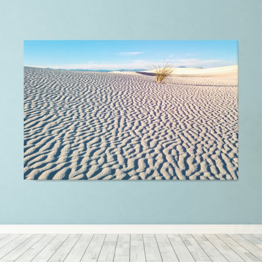 White Sands-patroon Canvas Afdruk (Insitu (Houten vloer))