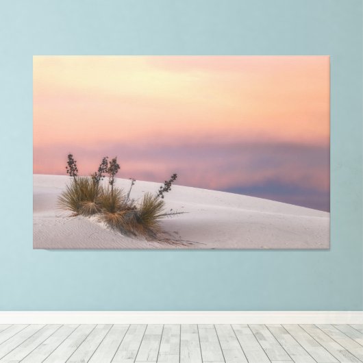 White Sands Sunset Canvas Afdruk (Insitu (Houten vloer))