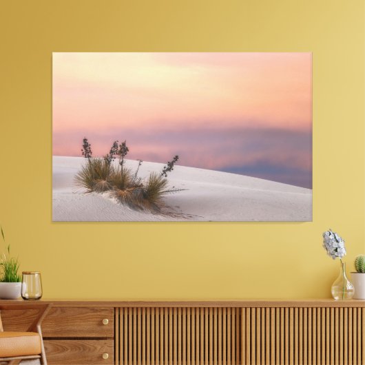 White Sands Sunset Canvas Afdruk (Insitu (Woonkamer))