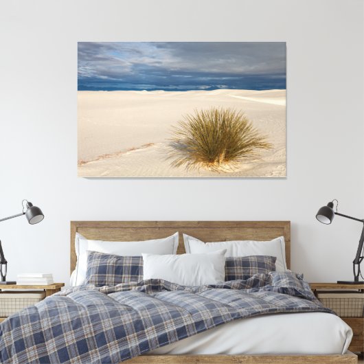 White Sands Yucca Canvas Afdruk (Insitu (Slaapkamer))