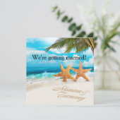 White Sands Zeesterren VRAAG ME VOOR UW NAMEN IN Z Kaart (Staand voorkant)