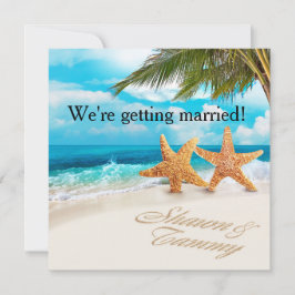 White Sands Zeesterren VRAAG ME VOOR UW NAMEN IN Z Kaart