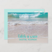 White Sandy Beach Destin Briefkaart (Voorkant / Achterkant)