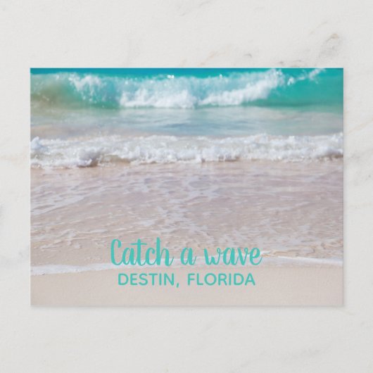 White Sandy Beach Destin Briefkaart (Voorkant)