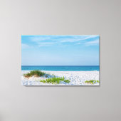 White Sandy Beach Florida Coastline Canvas Afdruk (Voorkant)