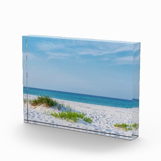 White Sandy Beach Florida Coastline Fotoblokken (Rechts)
