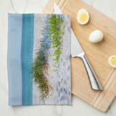 White Sandy Beach Florida Coastline Theedoek (Quarter Fold)