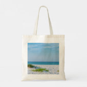 White Sandy Beach Florida Coastline Tote Bag (Achterkant)