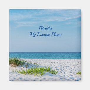 White Sandy Beach Florida kustlijn Magnet