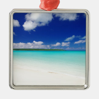 White Sandy Beach, Miyako Island Okinawa Metalen Ornament