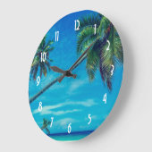 White Sandy Beach with Coconut Palms Grote Klok (Hoek)