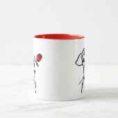 White Schnauzer Sweeite Roos Mok (Midden)