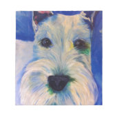 White Schnauzer's RULE! Notitieblok (Voorkant)