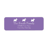 White Scotties Etiket (Voorkant)