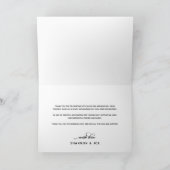 White Script Bedankt voor je bruiloft foto Collage (Binnen)