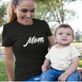 White Script Established Mom T-shirt