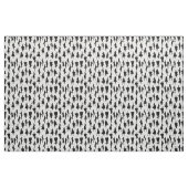 White script midden jaren 1950 silhouet stof (Fat Quarter)