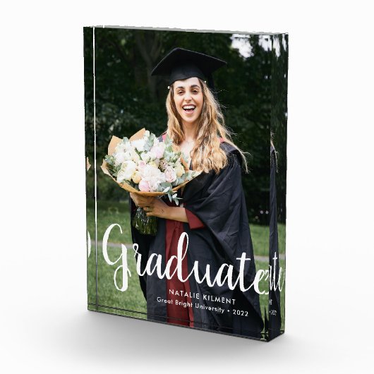 White Script Modern Afstuderen Afstuderen Fotoblokken