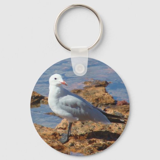 White Seagull - Sleutelhanger (Voorkant)