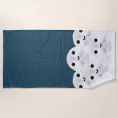 White Seals Beach Towel Strandlaken (Voorkant)