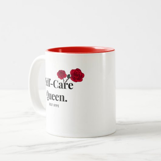 White - Self-Care Queen - Mok (Voorkant links)